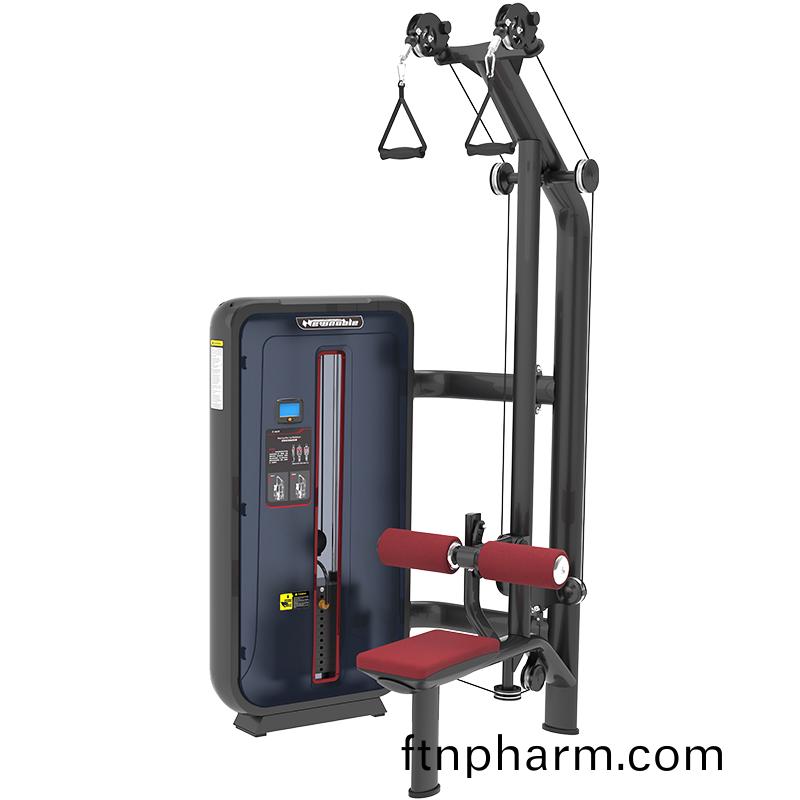 康強(qiang)商用健身房專(zhuan)用(yong)器(qi)械(xie)力量器械(xie)專項器械無(wu)氧健身(shen)器(qi)械(xie) 6020雙(shuang)滑(hua)輪(lun)揹(bei)肌訓(xun)練(lian)器(qi)