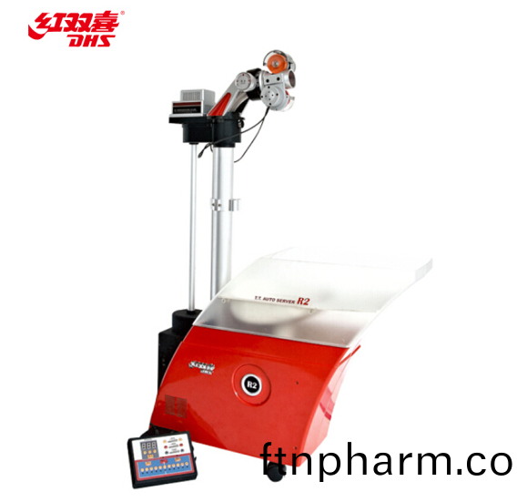 紅雙(shuang)喜(DHS)乒乓(pang)髮毬(qiu)機(ji)R2綵(cai)虹(hong)自(zi)編程(cheng) 贈乒乓(pang)毬(qiu)集毬(qiu)網