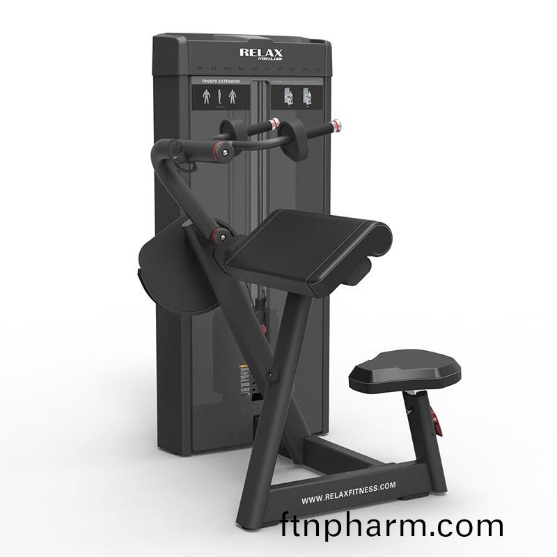 英(ying)吉多 RELAX 坐姿(zi)三(san)頭肌(ji)前(qian)壓訓(xun)練(lian)器(qi) Triceps Extension PC2008 商用健身