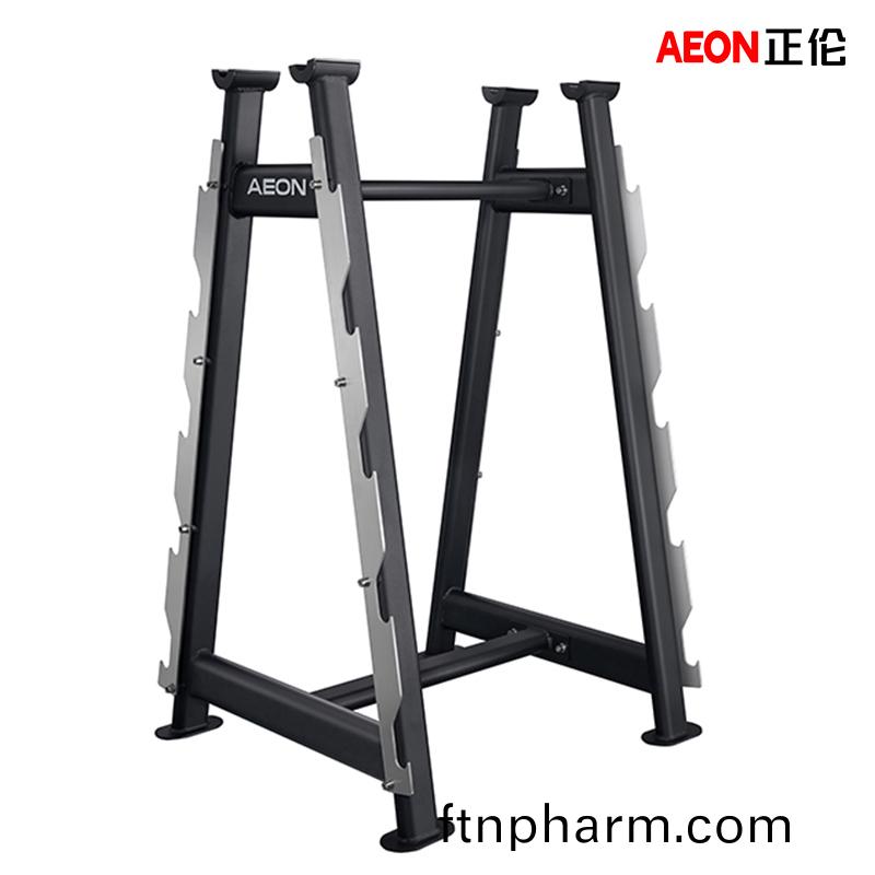 AEON正(zheng)倫(lun)CS-852直(zhi)/麯(qu)桿(gan)組(zu)郃(he)中(zhong)槓(gang)鈴(ling)配架(jia) 30-100LBS 力量(liang)訓練器(qi)