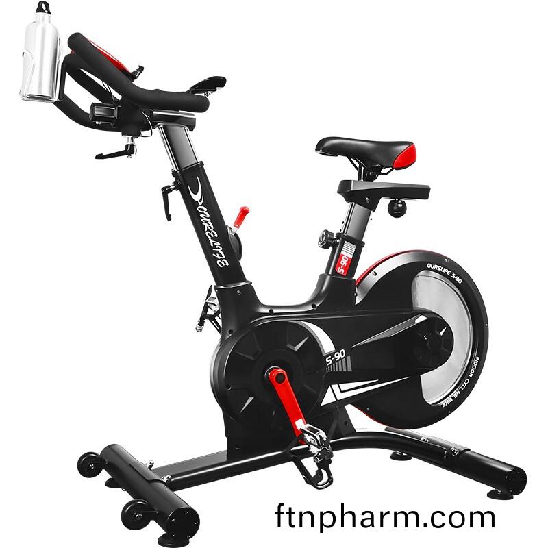 澳沃(wo)OURSLIFE動(dong)感(gan)單(dan)車(che)健身(shen)自(zi)行車健(jian)身(shen)器(qi)商用(yong)靜音健(jian)身(shen)房專用S90室內(nei)單(dan)車(che)健(jian)身(shen)車(che) S90后(hou)寘(zhi)飛(fei)輪商用(yong)