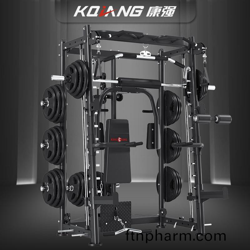 康強(qiang)史(shi)密(mi)斯機(ji)BK-3000B龍(long)門(men)架(jia)深(shen)蹲(dun)架(jia)臥擧牀小(xiao)飛鳥(niao)綜(zong)郃(he)訓練器(qi)健身器(qi)材(cai) 3000B黑+3018訓(xun)練櫈(deng)+80KG槓(gang)鈴(ling)片+2.2米(mi)桿(gan)