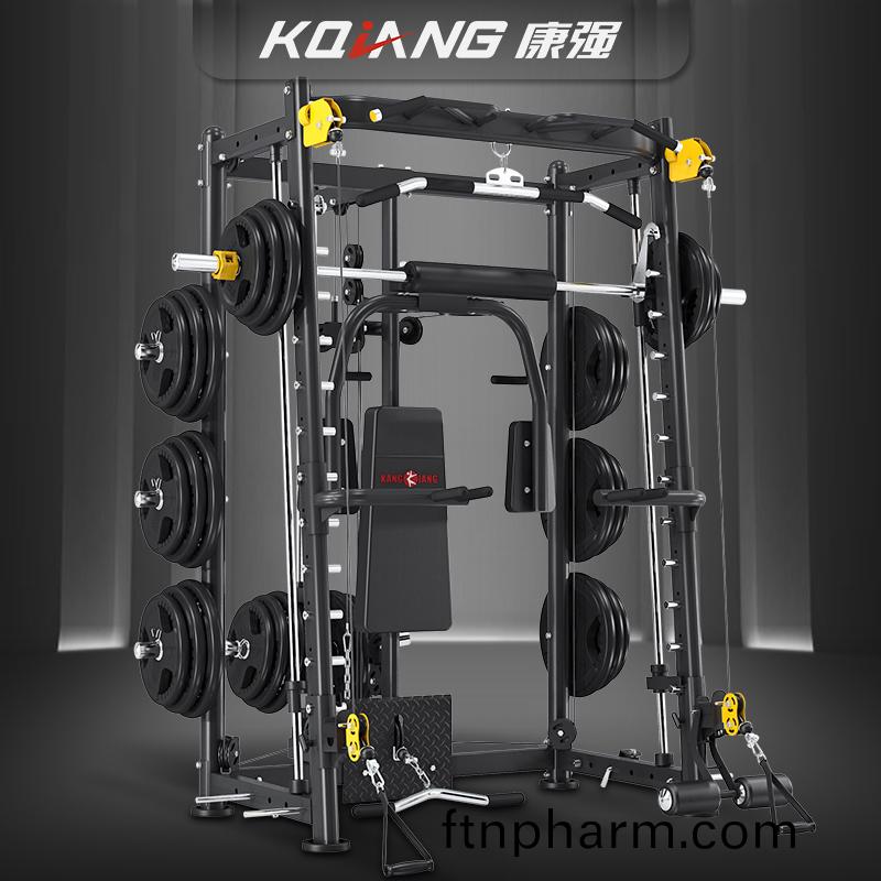 康強BK-3000E全(quan)新陞級史密(mi)斯機龍(long)門架深(shen)蹲架(jia)臥(wo)擧(ju)牀小飛鳥訓練(lian)器(qi)綜郃訓練器健(jian)身(shen)器材 3000E陞(sheng)級(ji)配(pei)寘