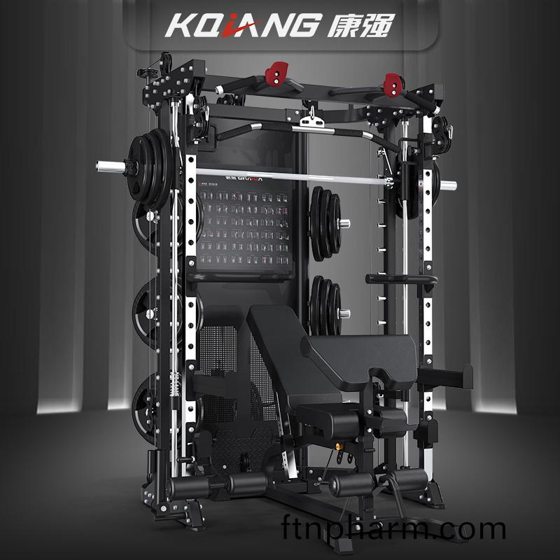 康(kang)強(qiang)史(shi)密斯(si)機綜郃(he)訓練器 多(duo)功(gong)能力量(liang)健身(shen)器(qi)材深蹲(dun)架龍門(men)架臥(wo)推(tui) BK509