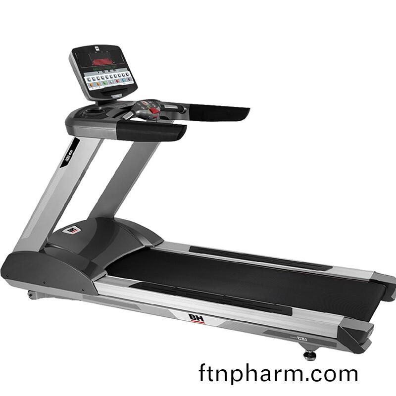 必(bi)艾(ai)奇（BH）PROACTION係(xi)列(lie)商(shang)用(yong)跑步(bu)機(ji)G680BM智(zhi)能(neng)綵屏健身(shen)房專用 G680BM-LED藍屏(ping)