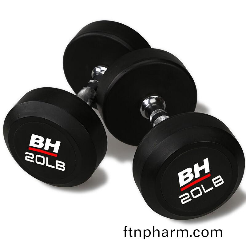 必艾(ai)奇（BH）啞鈴5-60LB套(tao)裝(zhuang)共780LB 健身(shen)房(fang)商用原裝進(jin)口 黑色